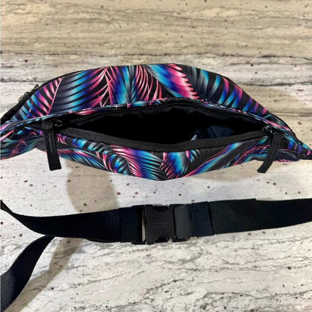 Nike Tropical Print Waist Pack / Fanny Pack – Neon Palm Print - Picture 4 of 6